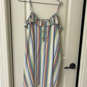 Boutique spaghetti strap shift dress size small *with pockets!!